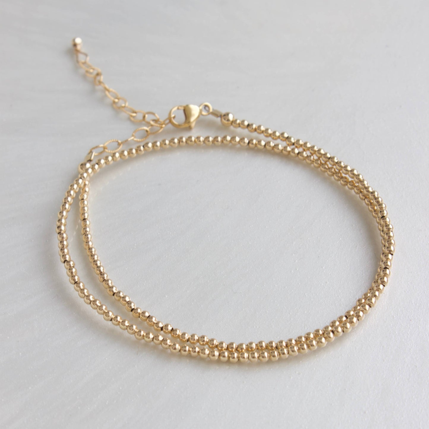 Gold Double Wrap Bracelet