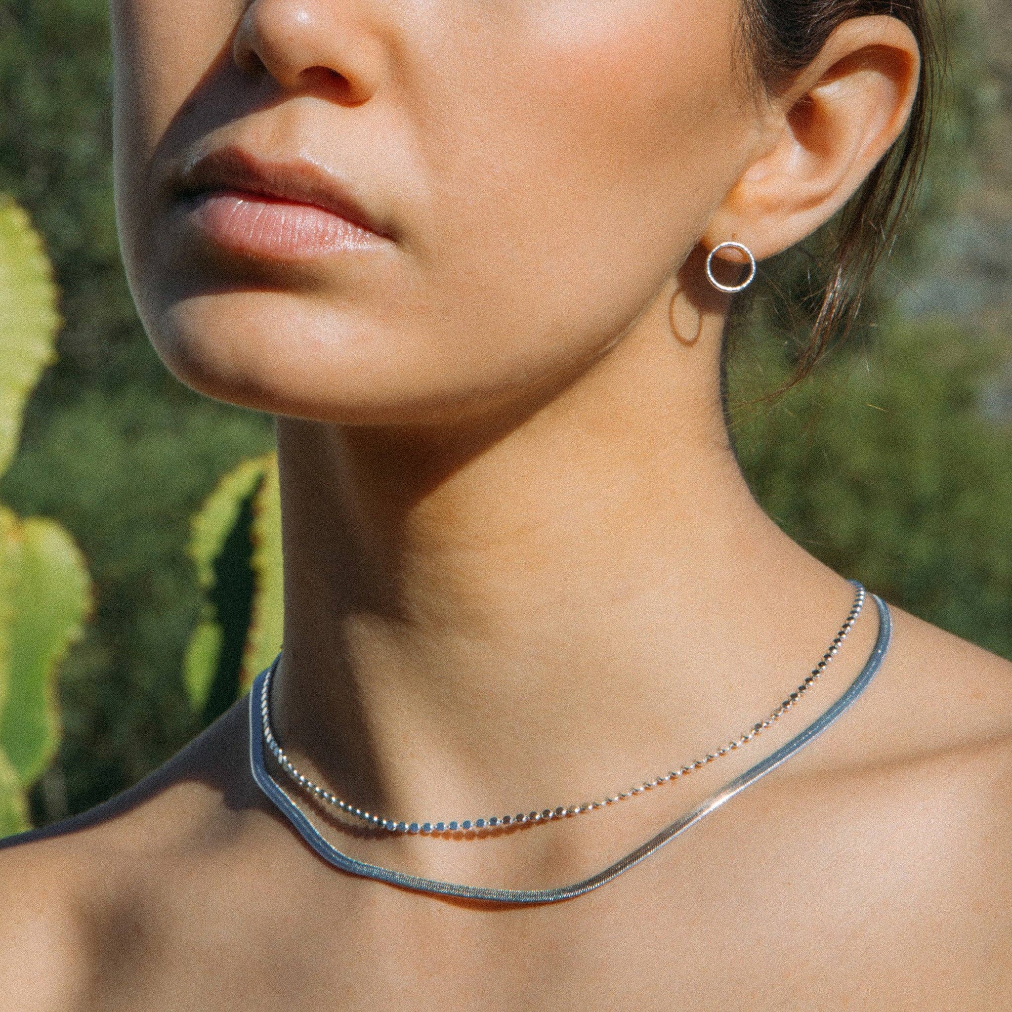 Anatole Silver Choker