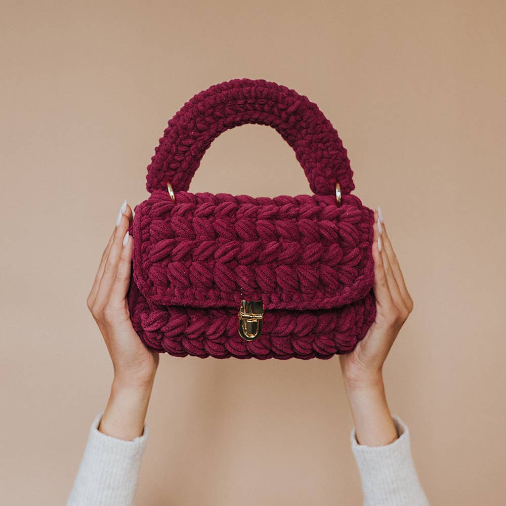 Sac bandoulière en chenille Avery