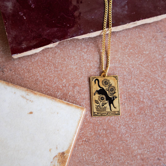 The Queen of Wands Talisman Necklace