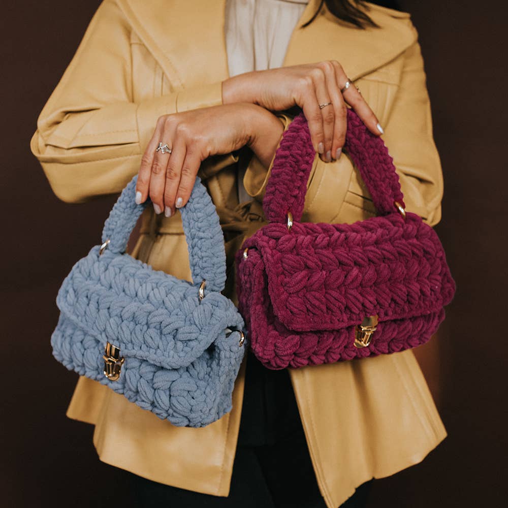 Sac bandoulière en chenille Avery