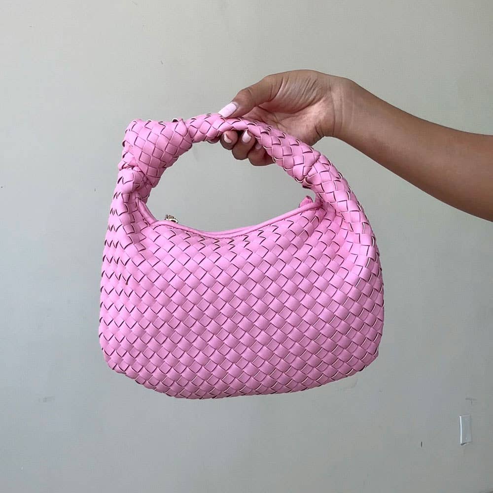 Sac à poignée supérieure végétalien Drew rose