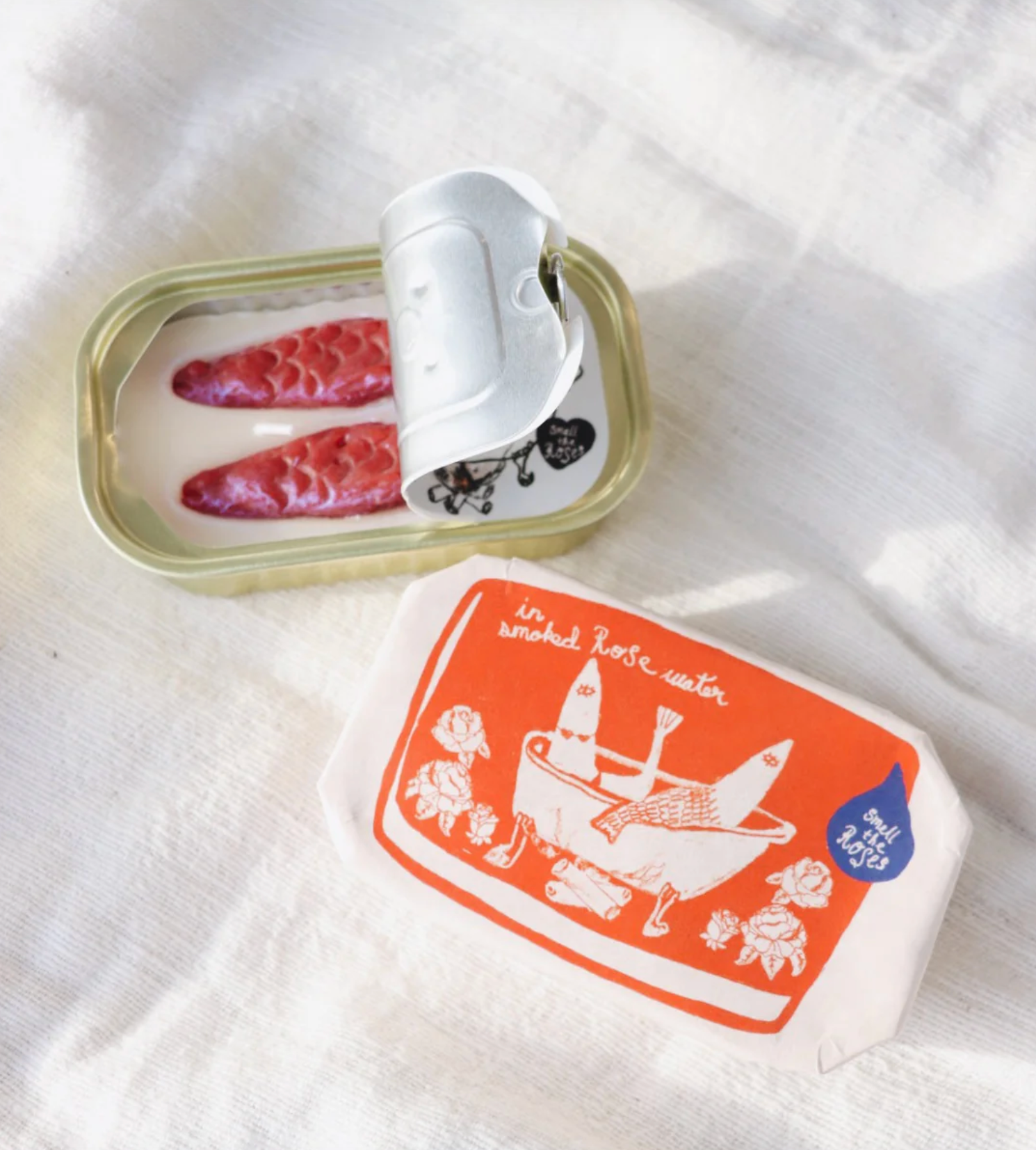 Tinned Fish Candle - Smoked Rose Water