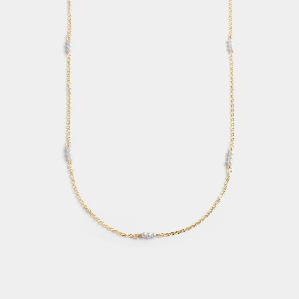 Mini Trio Pearl Necklace