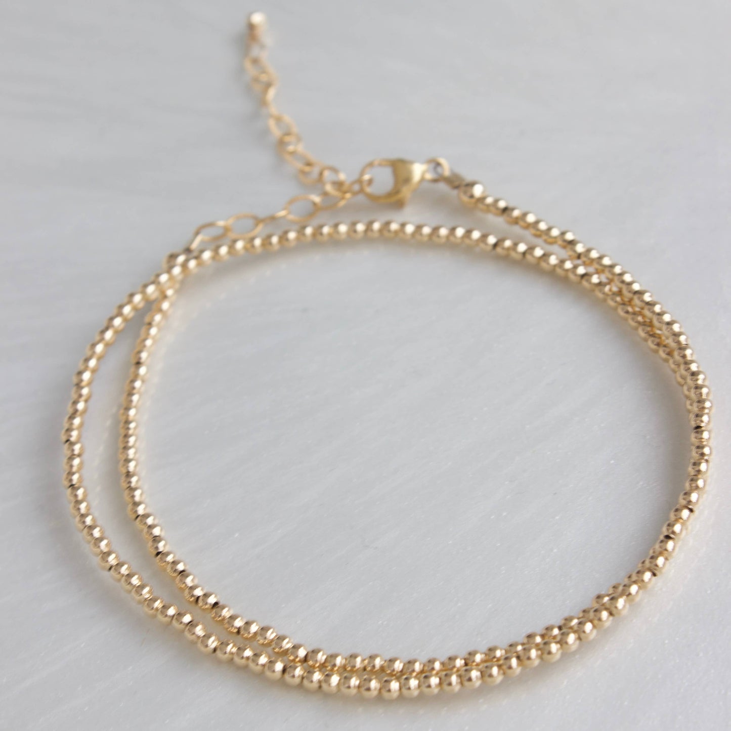 Gold Double Wrap Bracelet