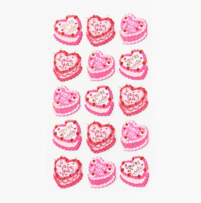 Vintage Cake Stickers