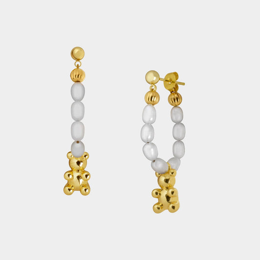 Boucles d'oreilles en perles ours Aria